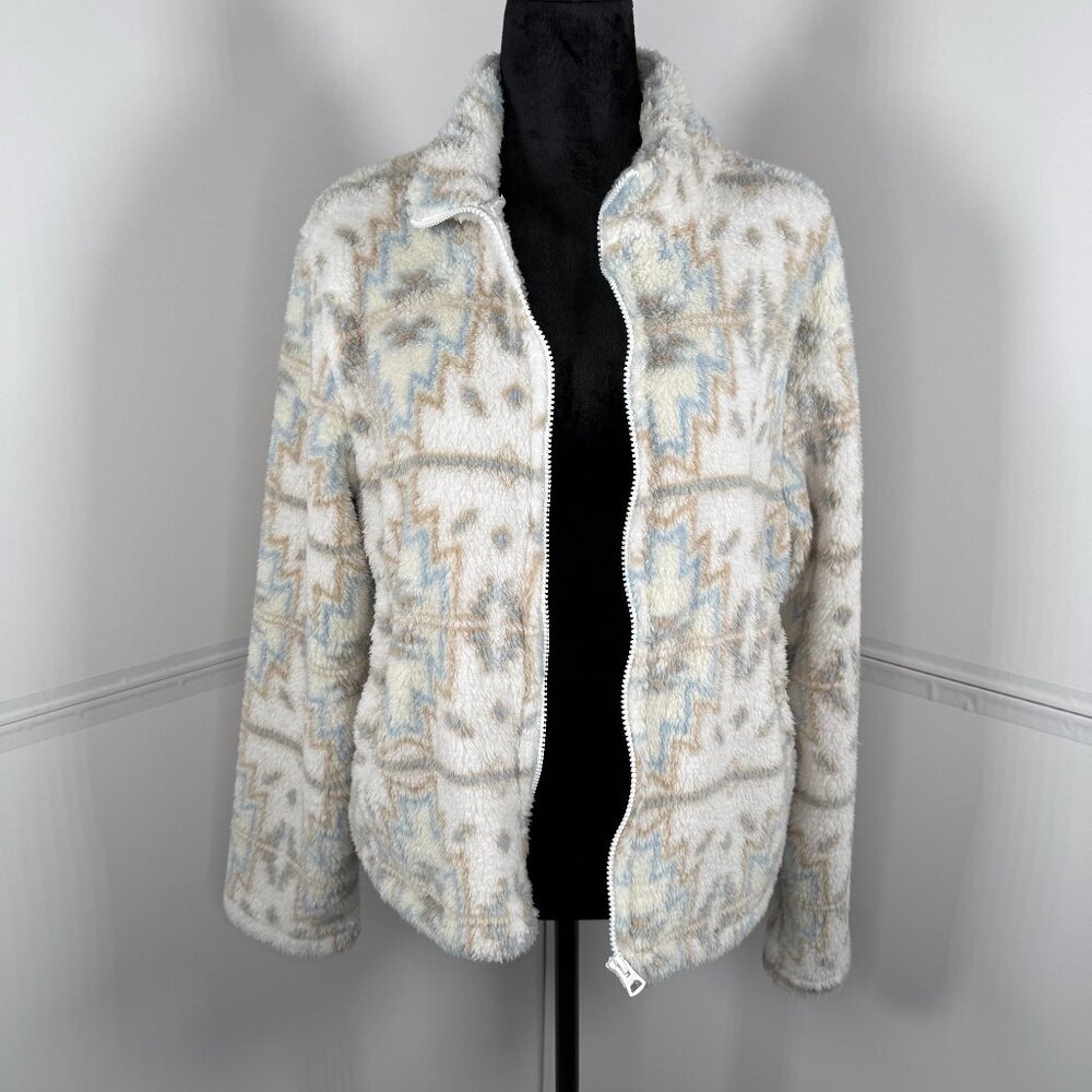 Lucky Brand Southwestern Aztec Sherpa Jacket NWT Size M